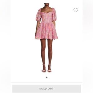 Bardot Women’s Kiah Puff Sleeve Corset mini- dress size 10